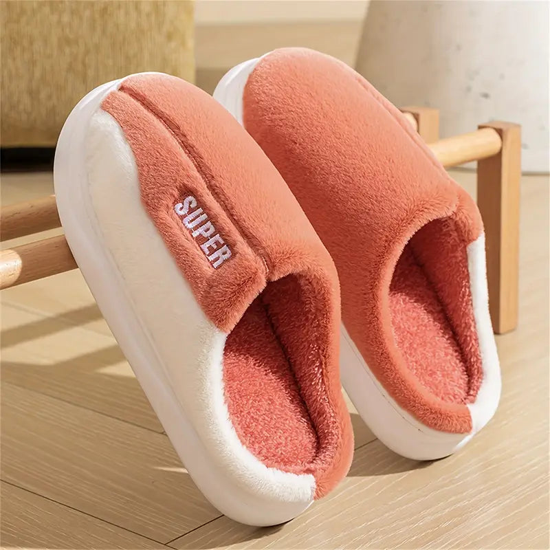 Coral Comfy Slippers
