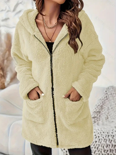 Winter Plush Hooded Jacket
