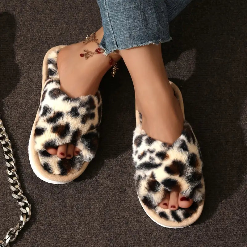 Crisscross Comfy Slippers