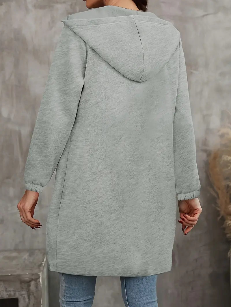 Light Grey Hoodie Jacket