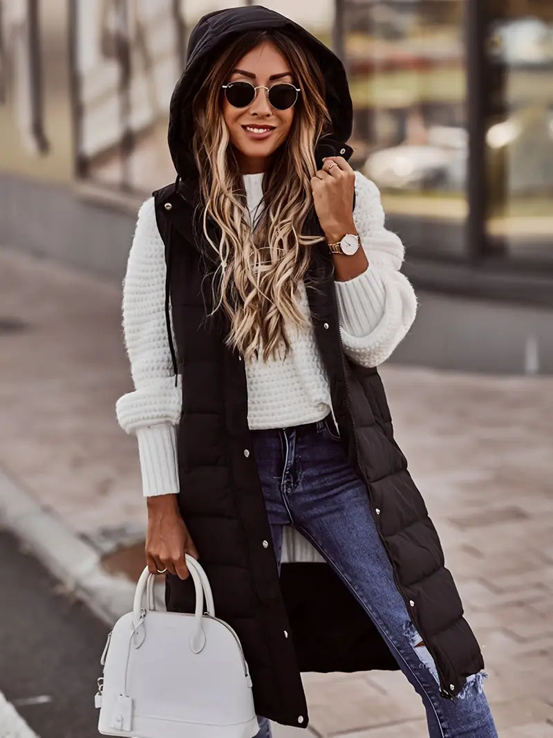 Long Hooded Jacket